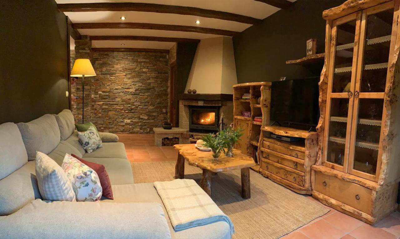 Chalet Rural 400 M Playa Piscina Barbacoa Chimenea Bueu Exterior photo